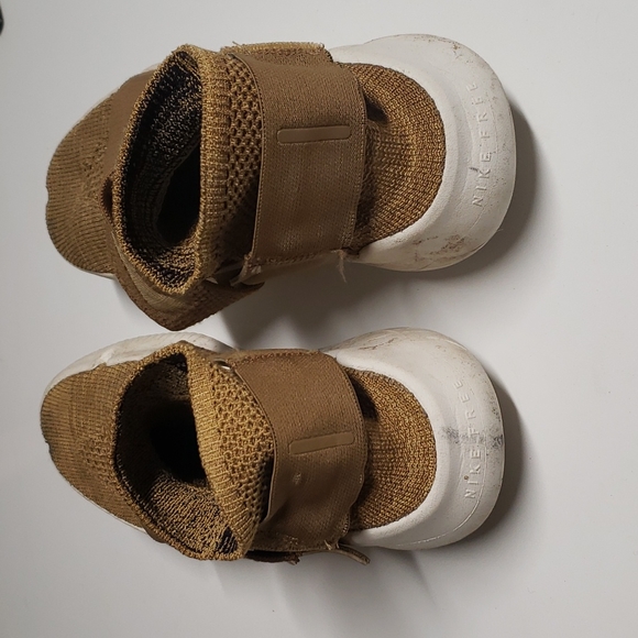 Nike Free RN Motion Flyknit 2018 Golden Beige Sz 8 - Picture 6 of 6